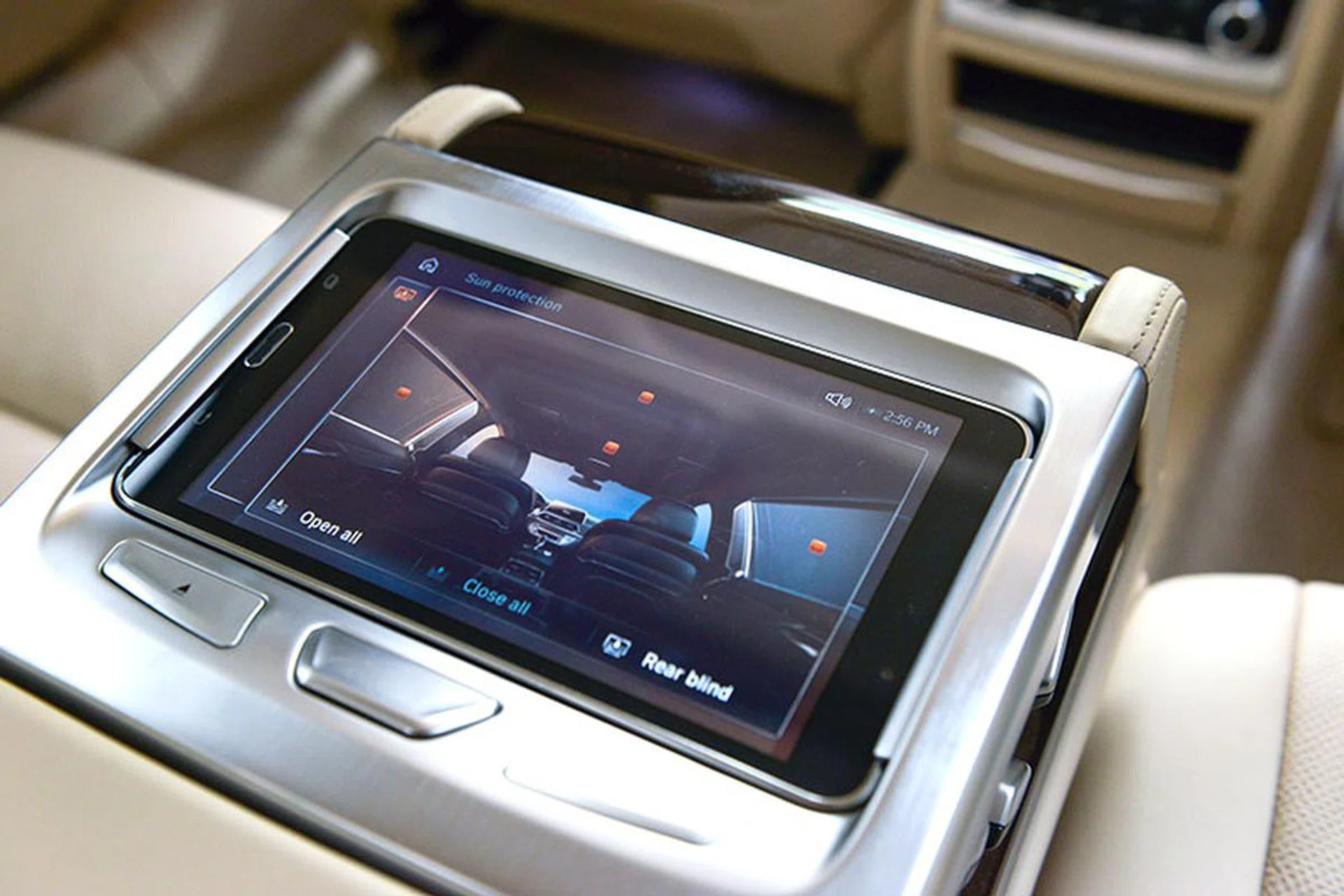 Touch Command consists of a tablet that lets passengers control many aspects of the car. It can also be removed and used to view videos or surf the web (if you have a working data connection). (Image source: BMW Asia)