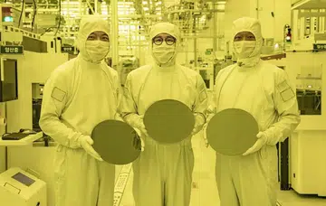 Samsung is the first chip manufacturer to produce 3nm chips.<br>Image source: Samsung.