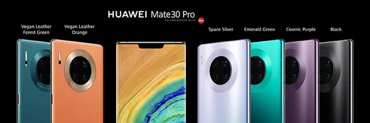 Mate 30 Pro colour options. Source: Huawei