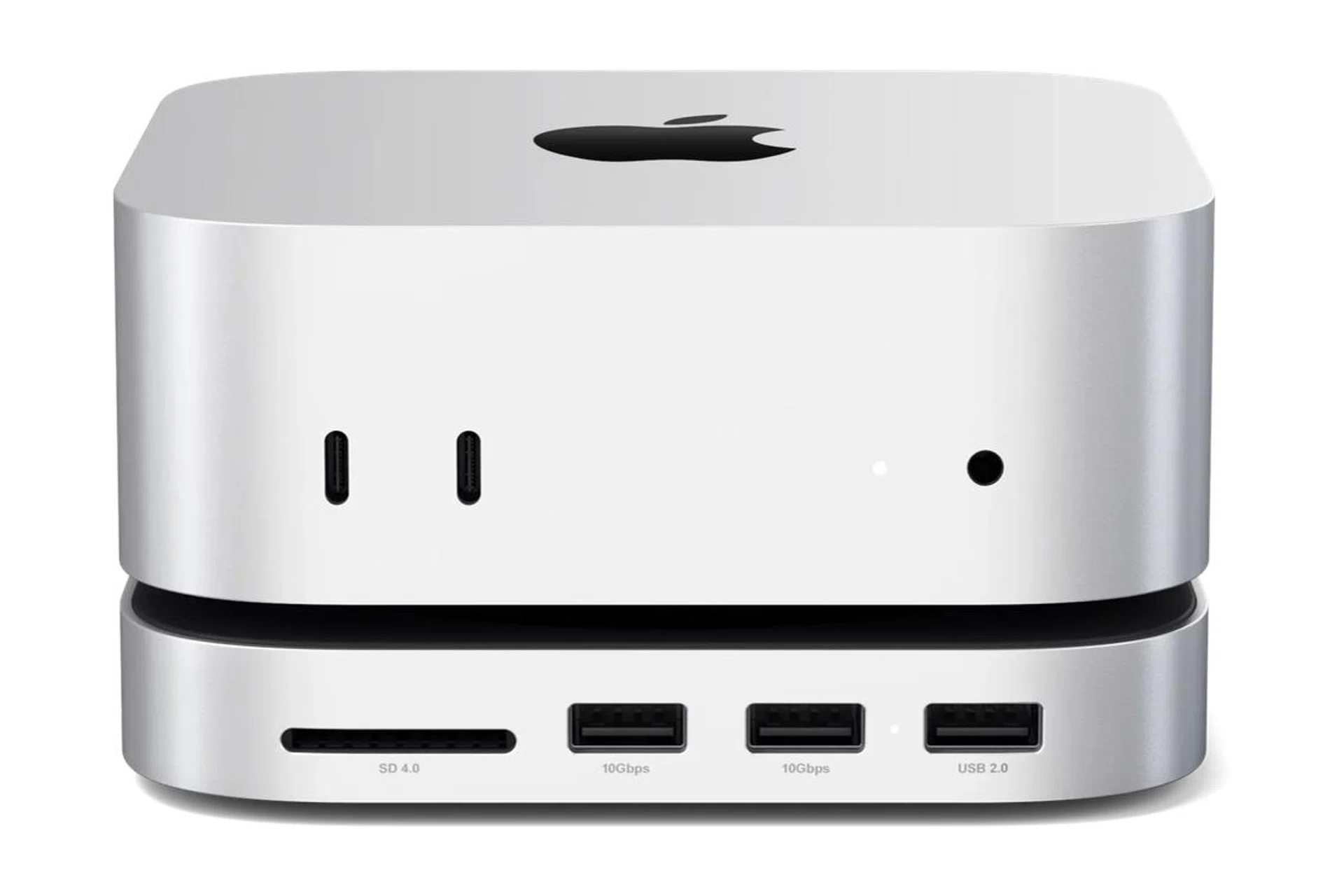 Satechi Mac mini Stand & Hub with NVMe Enclosure. Photo: Satechi