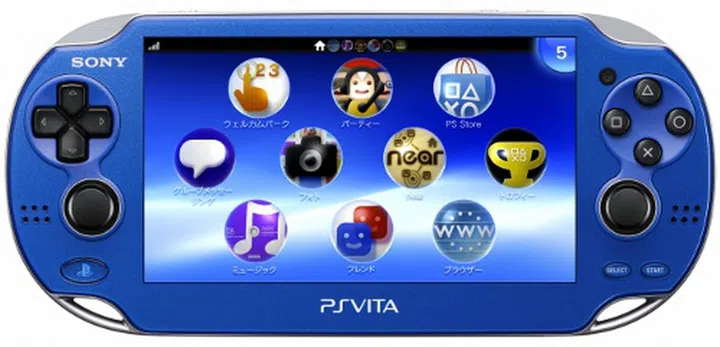 PS Vita in Cypher Blue (Image source: Sony Computer Entertainment)