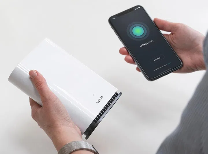 The Beacon 1 can be easily set up using the Nokia WiFi app. (Image source: StarHub)