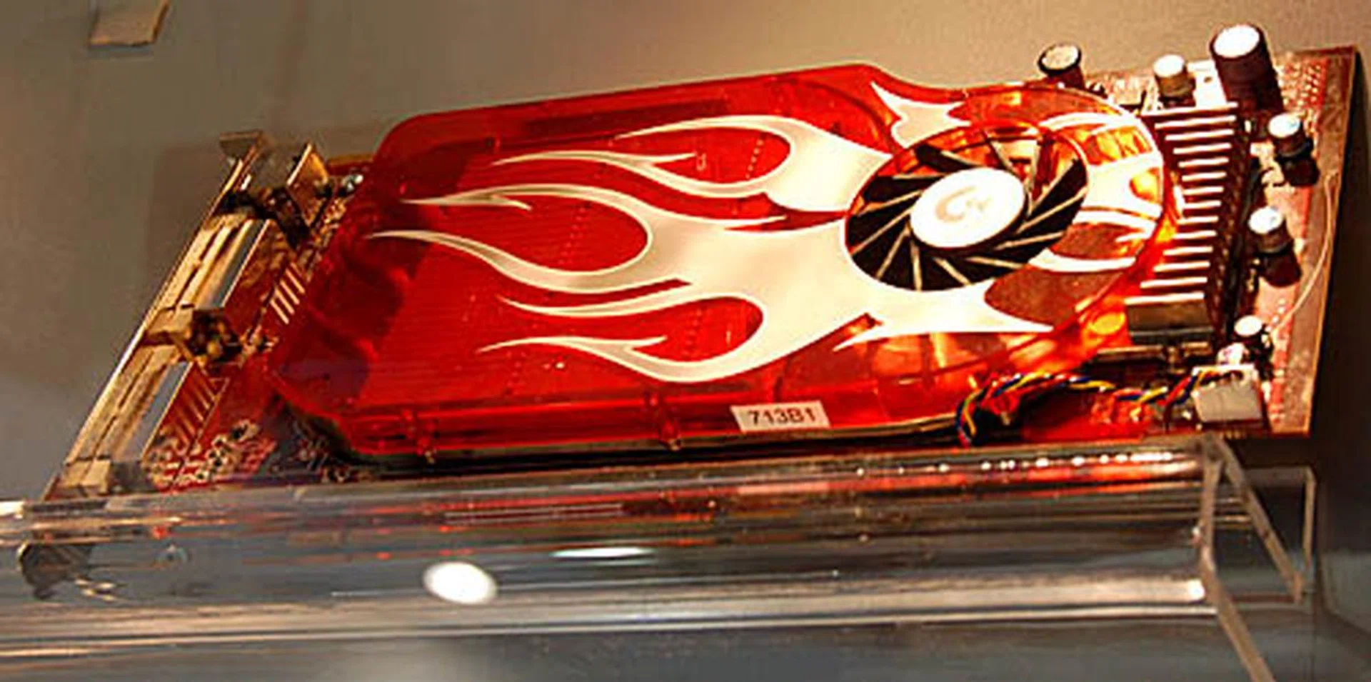  This looks like the reference design of the Radeon HD 2600 XT, with the single slot cooler courtesy of ATI.  