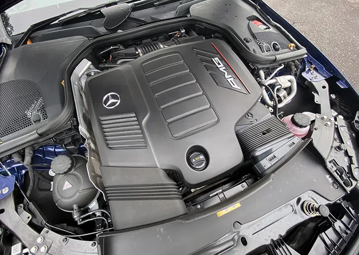 The 3-litre turbocharged inline six is magnificent. 