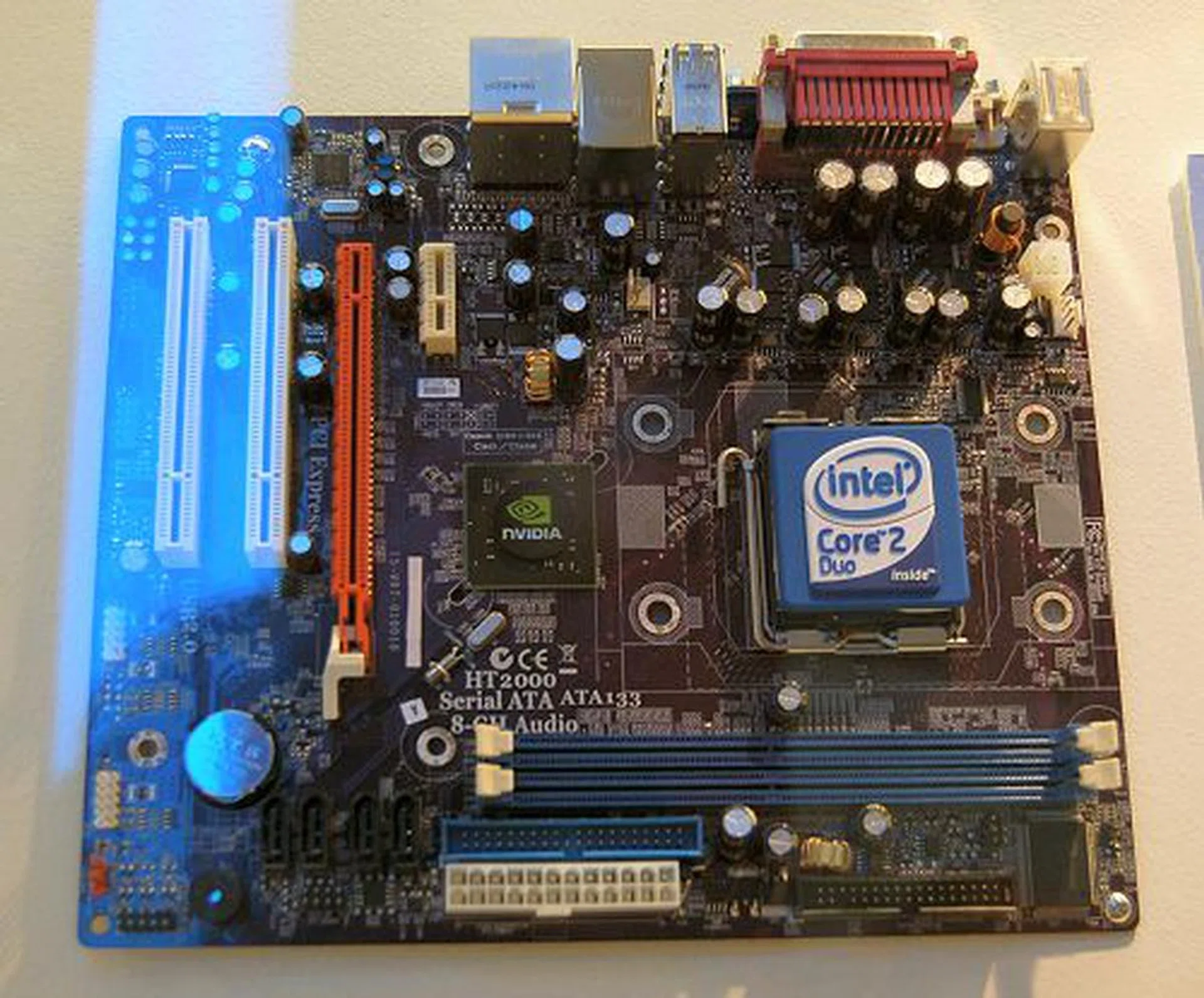  Here's the Intel version of the above board. The MCP73T-M uses the GeForce 7050 + nForce 630i platform solution.  