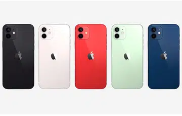 iPhone 12 comes in five colours at launch.