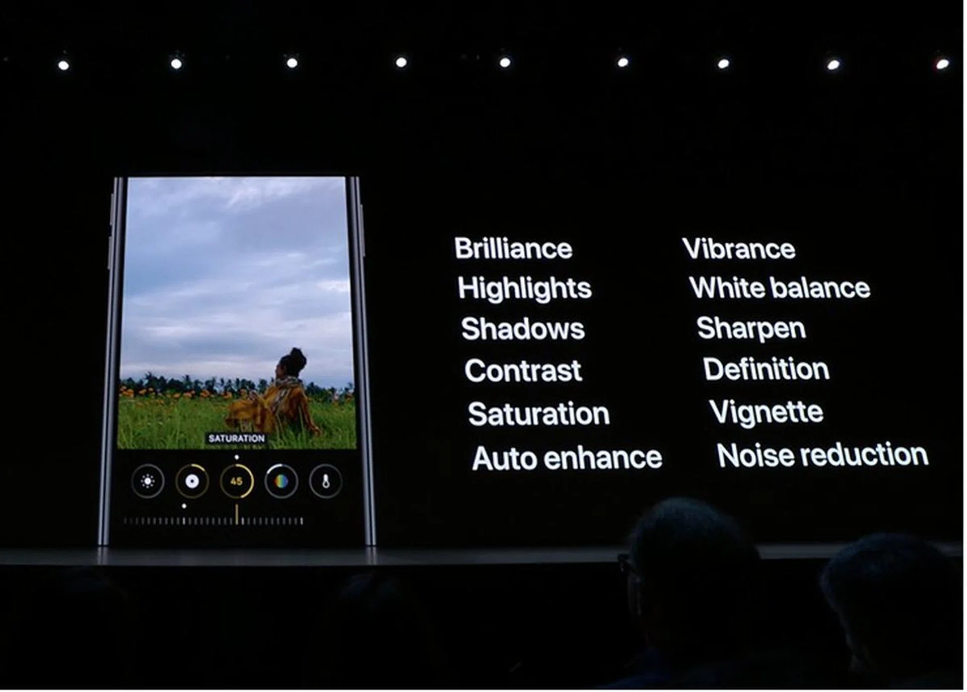 More photo editing options and these will be carried over to videos too.
