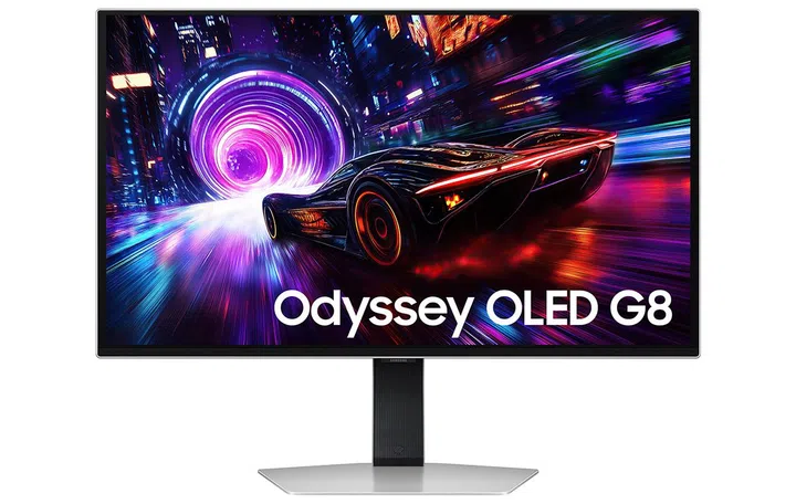 The new Odyssey OLED G8, the only OLED monitors in the announcement. Photo: Samsung.