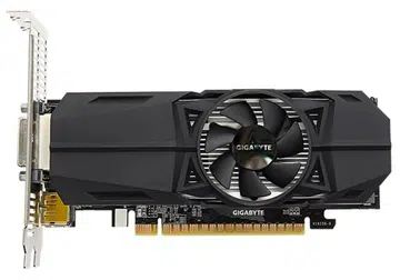 Gigabyte GeForce GTX 1050 Ti OC Low Profile 4G . (Image source: Gigabyte)