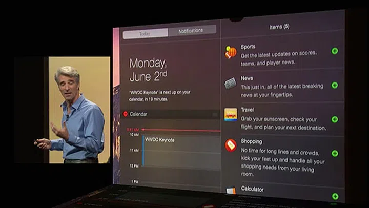 Notification Center on the Mac gets a new Today view, and it supports widgets.