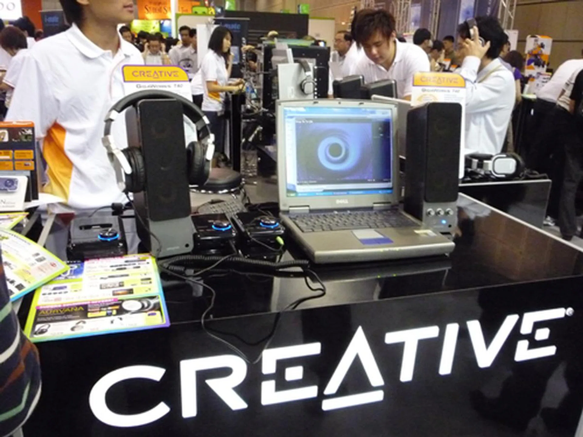  Creative's GigaWorks speakers are also the staple for most PCs and gamers looking for a power-packed sound system and 'High Definition' performance. Here, the T40 is spotted going for only S$249.  
