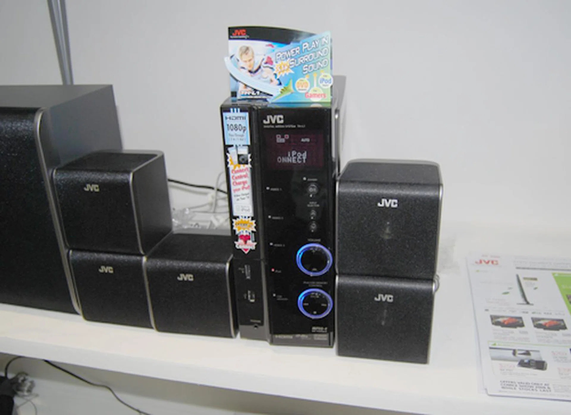  The JVC TH-L1 comes with a 5.1ch surround sound system, and allows you to connect even your iPod onto the device to playback your tracks, straight from the source, for the price of S$399.  