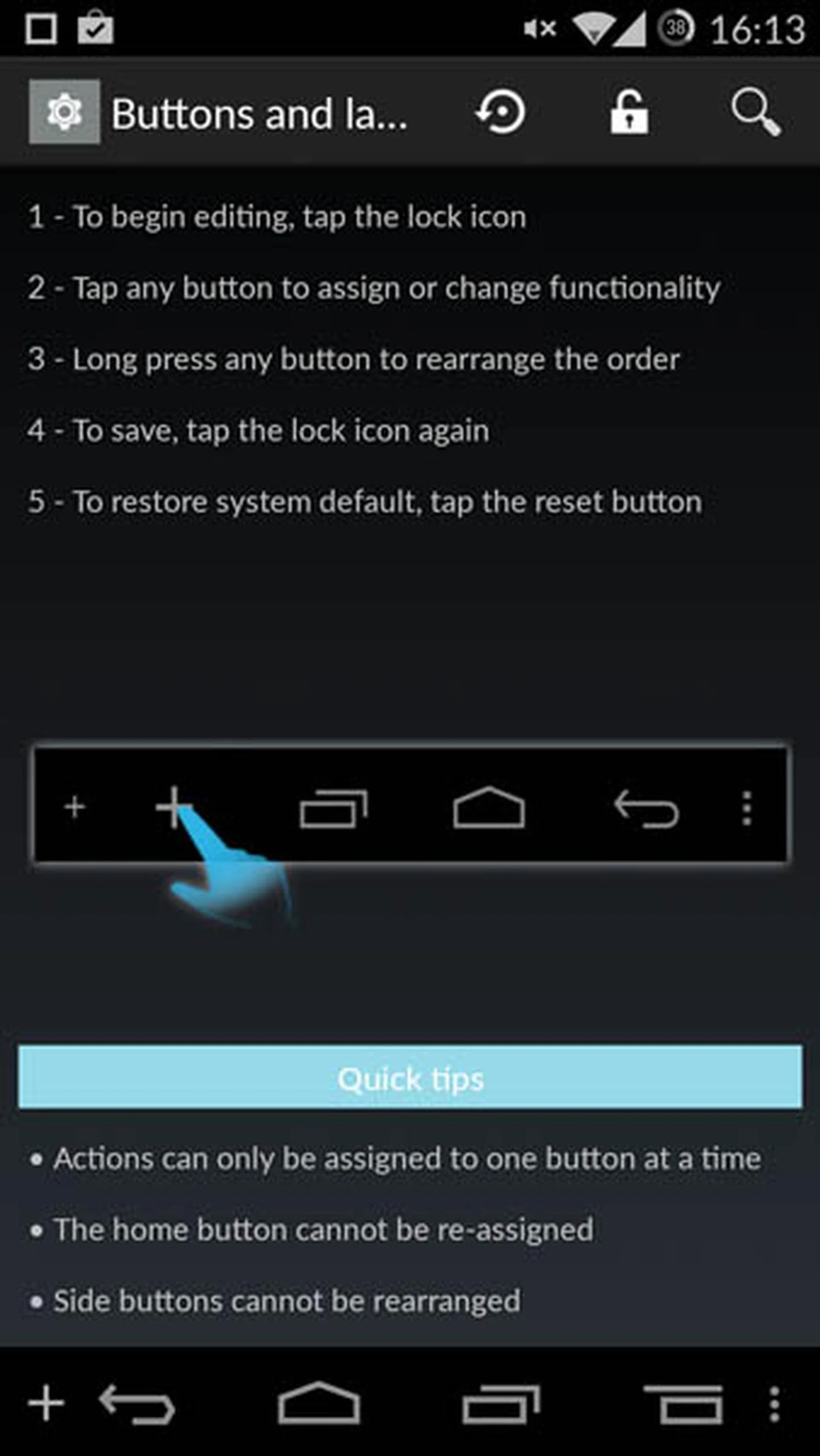 Add Your Own Buttons!