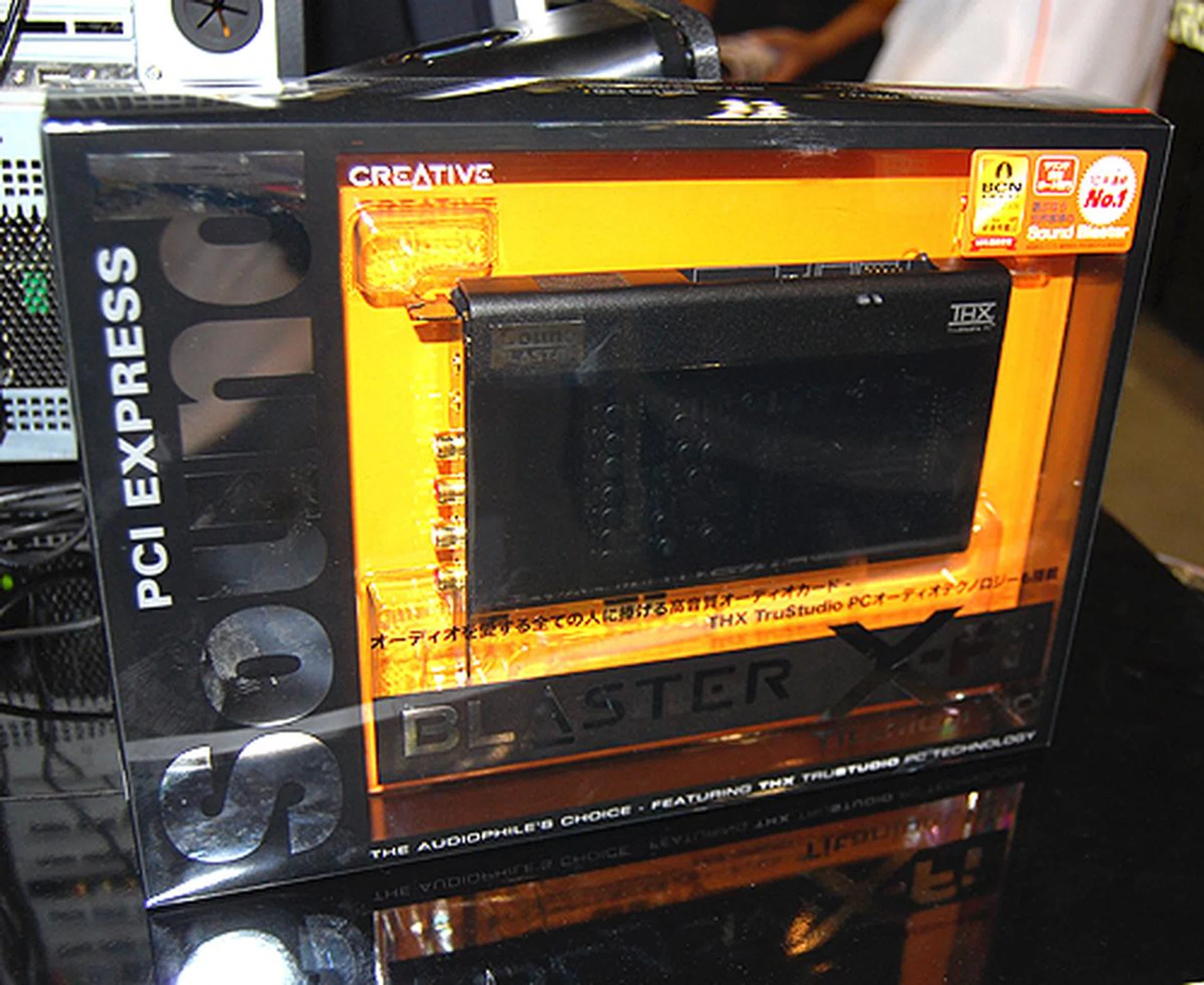 The Sound Blaster X-Fi Titanium HD is a premium soundcard for discerning audiophiles. It features a high performance digital-to-analog converter, and users can even personalize their sound card with swappable OP-amp sockets. $299.