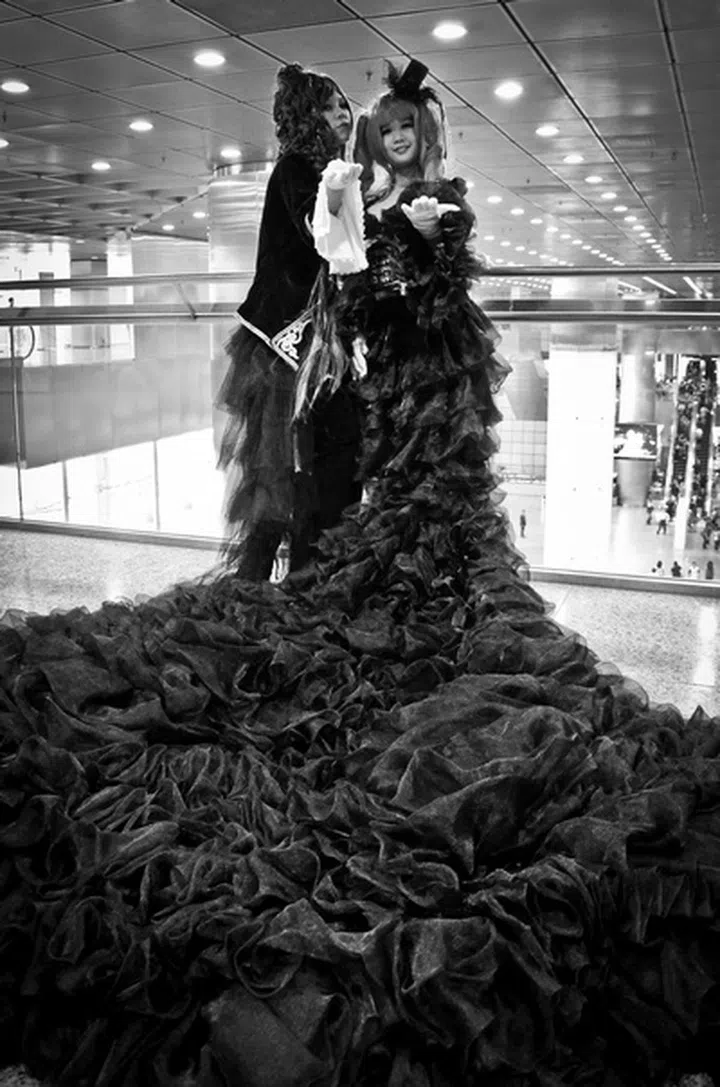 That is one long dress!