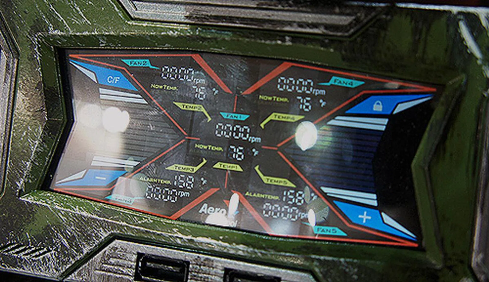 The case also comes with an LCD panel that displays the system's temperature and fan speeds that uses one of Aerocool's Strike-X series based dual-bay front panel device.