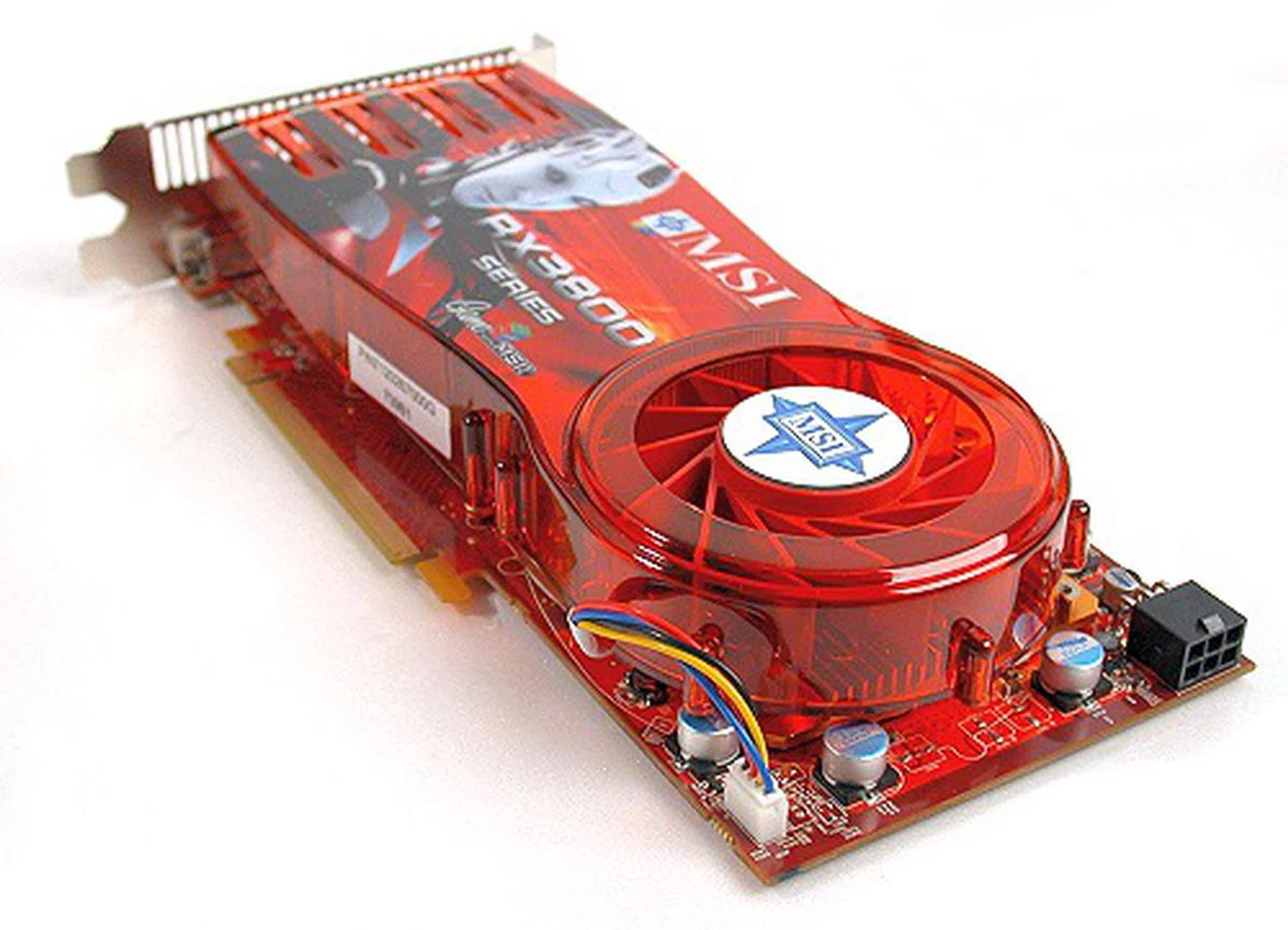 The Radeon HD 3870 has a rated TDP of 105W and requires only a single PCIe Molex power connector.