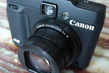 The G16 also has a hotshoe mount, so you can mount Canon's Speedlite external flashes if you ever need a burst of light. 