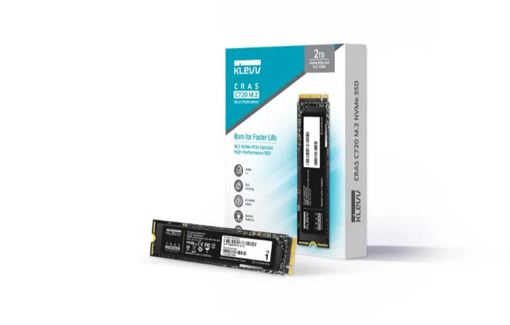 The C720 is an updated version of their C710 SSD. Image courtesy of KLEVV.