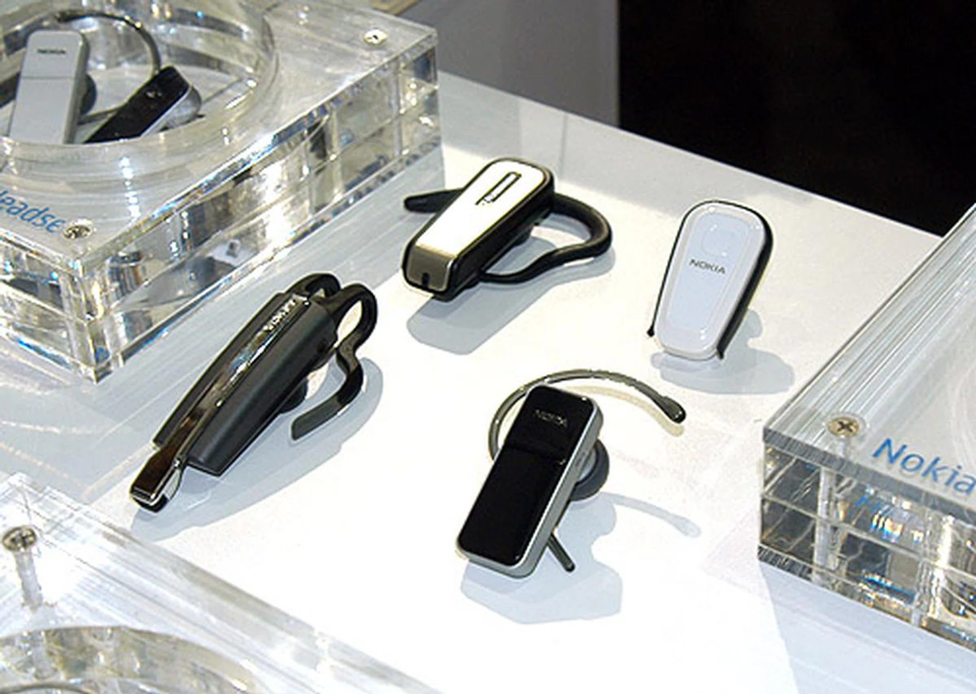 Nokia's range of Bluetooth earpieces.