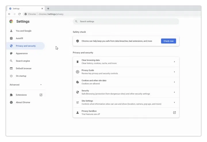 How Privacy Guide controls will look like. Source: Google.