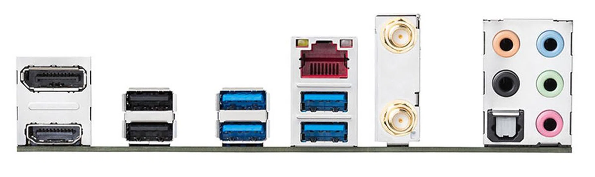 There are a total of four USB 3.1 (Gen 1) ports at the rear. (Image Source: ASUS)