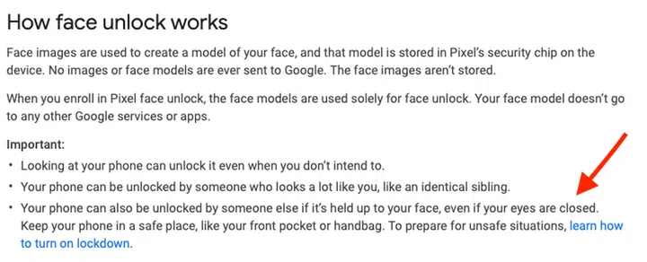 From Google's Pixel support page.