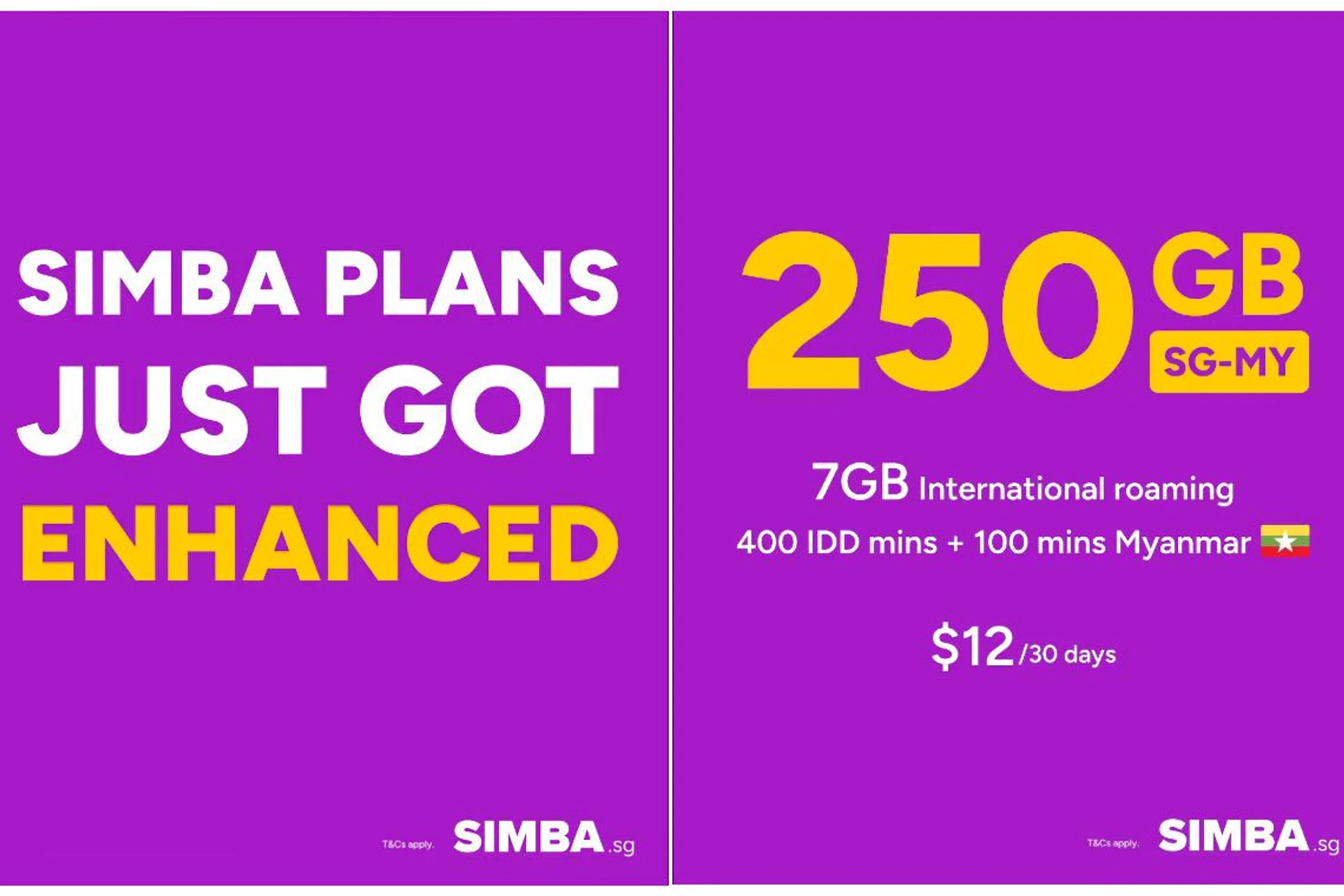 Some of the benefits you get with the new enhanced plan. Photo: Simba.