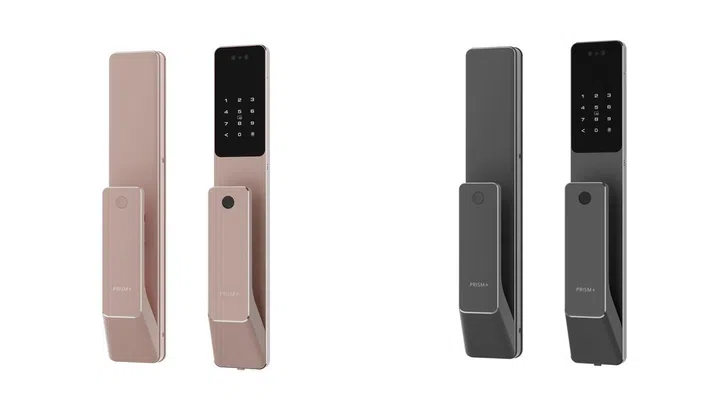 The Sentinel digital lock in space grey and copper rose colours. Photo: Prism+