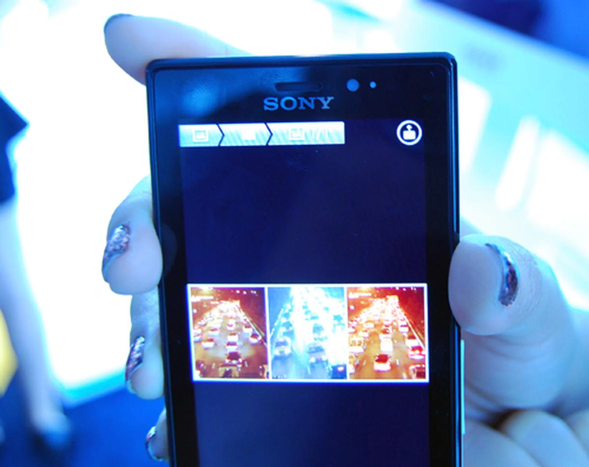 Get ready to see the "Throw" button (located in the top right hand side of the Sola screen in this shot) on a lot more Sony products.