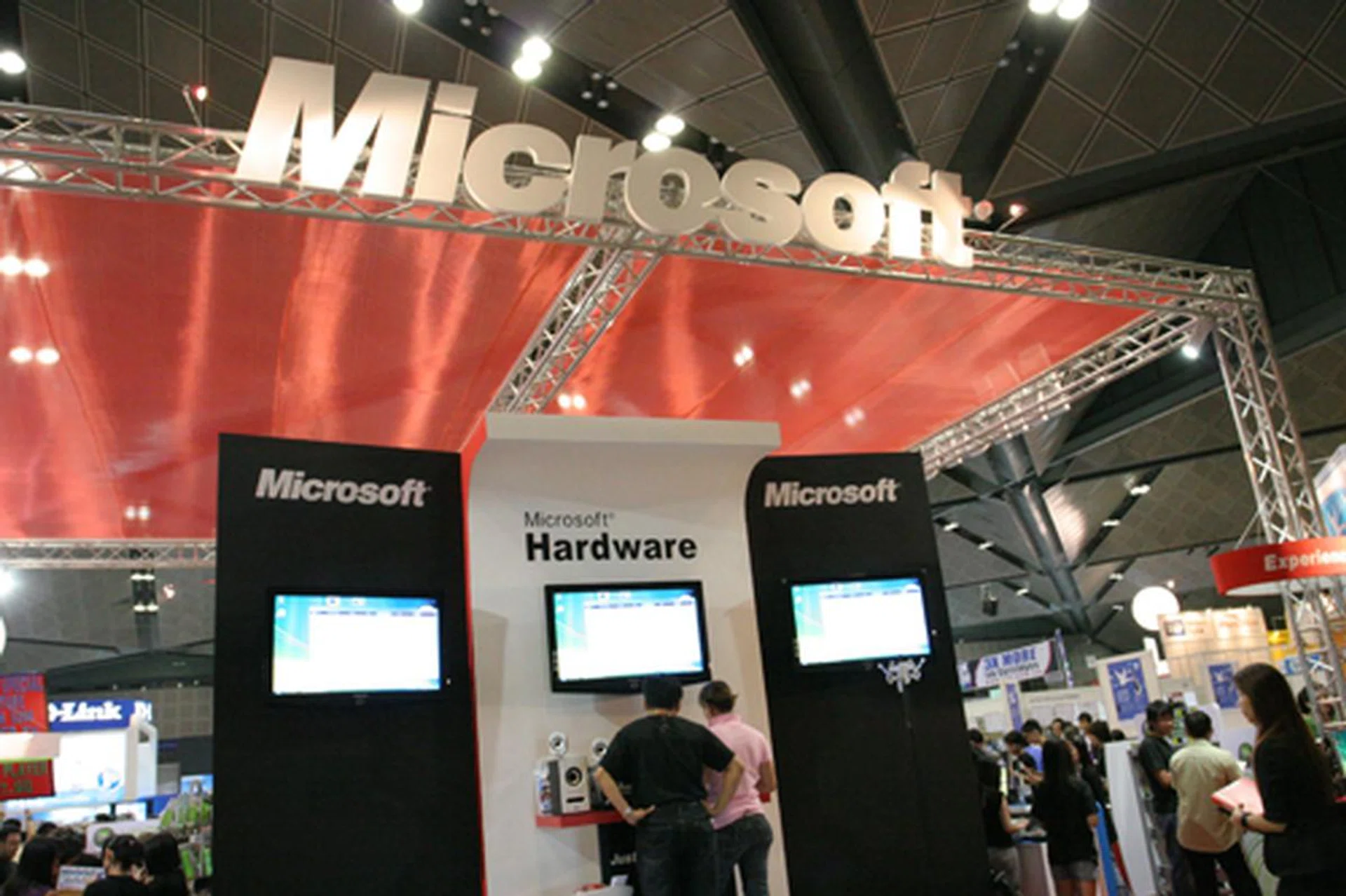  The huge Microsoft Booth is not to be missed.  