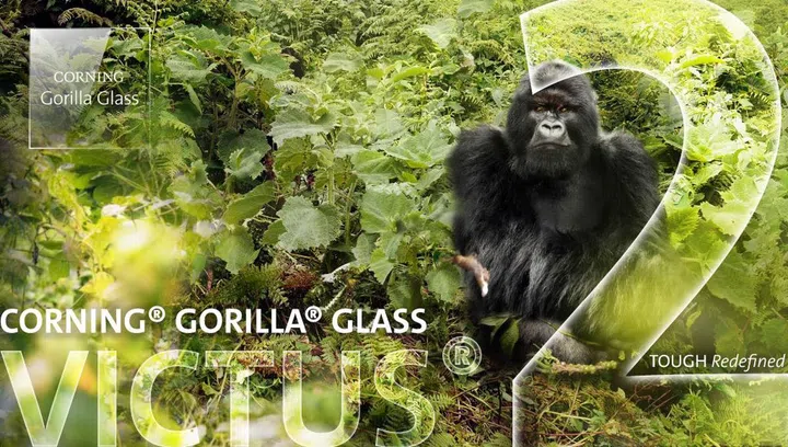 Corning Gorilla Glass Victus 2, the latest tempered glass offering to smartphone makers. Image: Corning.
