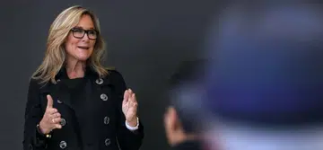 Angela Ahrendts left Apple in April. <br>Image source: Getty Images