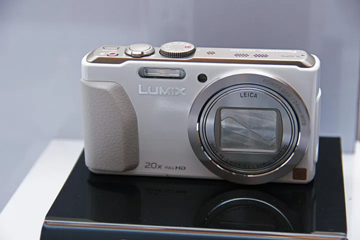 The Lumix TZ40 has an 18MP sensor, 20x optical zoom lens, Wi-Fi with NFC and GPS.