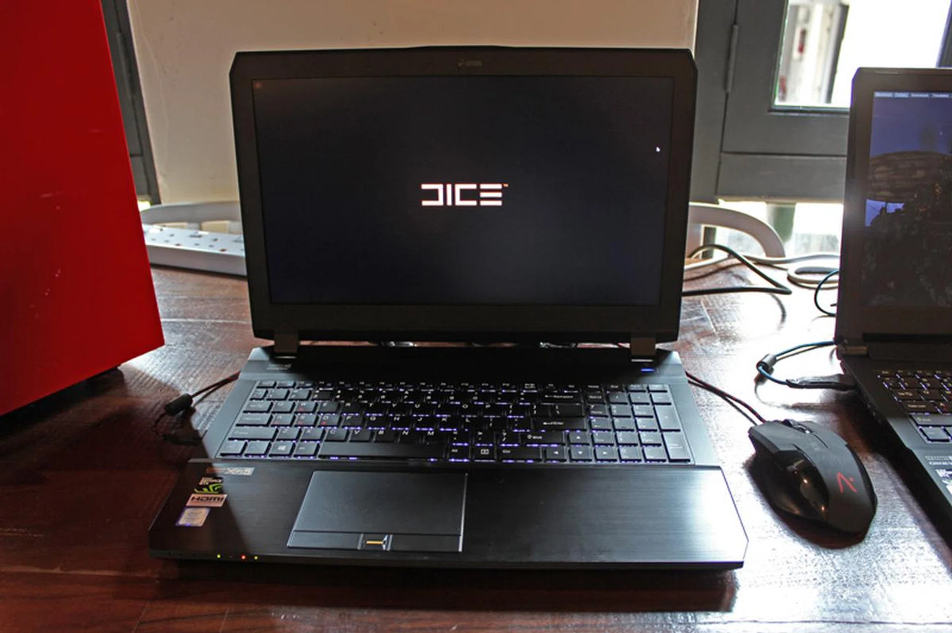 The Aftershock S-15's a beefier notebook when compared to the SM series notebooks present at the event. The Aftershock S-15 has a NVIDIA GeForce GTX 970M while the SM series only have a NVIDIA GeForce GTX 960M.