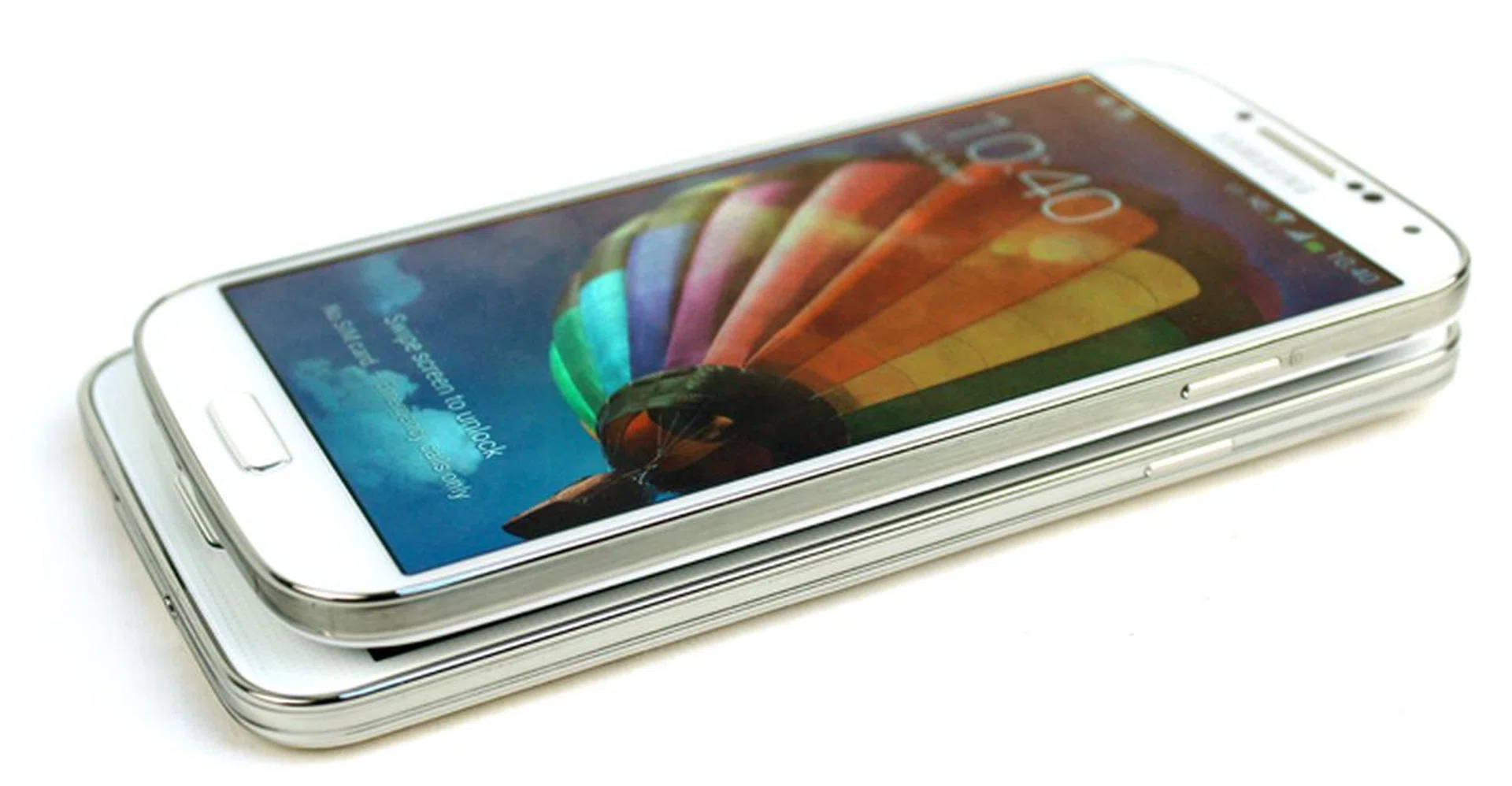 Despite its screen being just 0.1-inch larger, the S5 (bottom) is noticeably bigger than the S4.