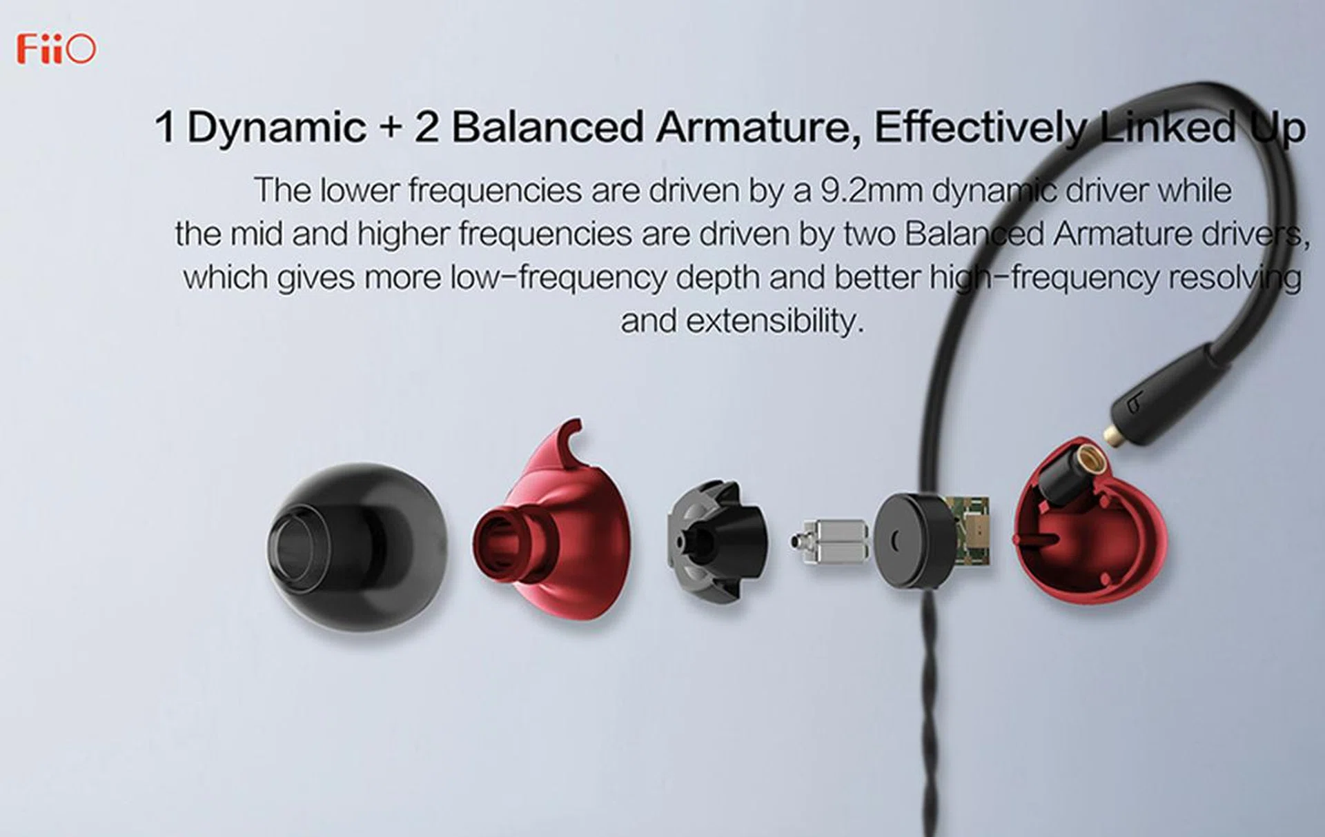 Three drivers for great sound across the spectrum.