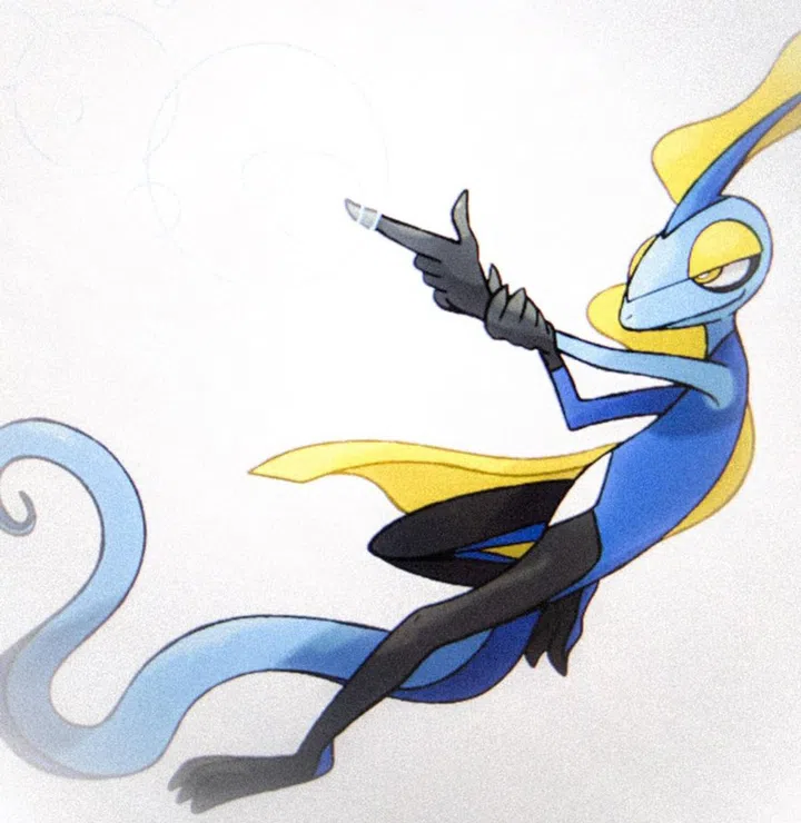 Sobble's final evolution - Intelleon.