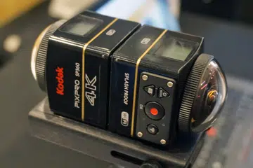 Placing two of the PixPro cameras back to back will give you true 360 degree video.