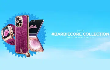 Screenshot of Caviar Barbiecore Collection from Caviar's website.