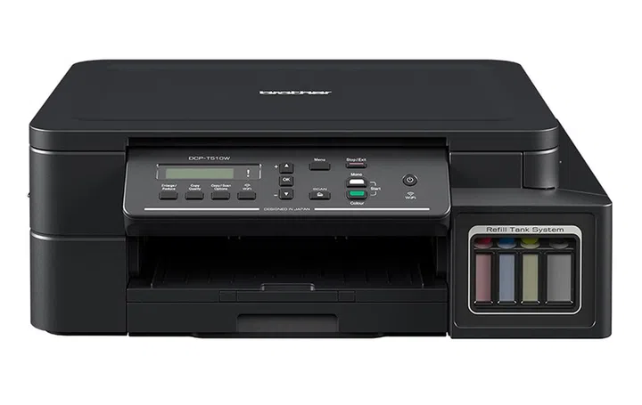 The Brother DCP-T510W offers a print speed of 12ipm for mono and 6ipm for color.