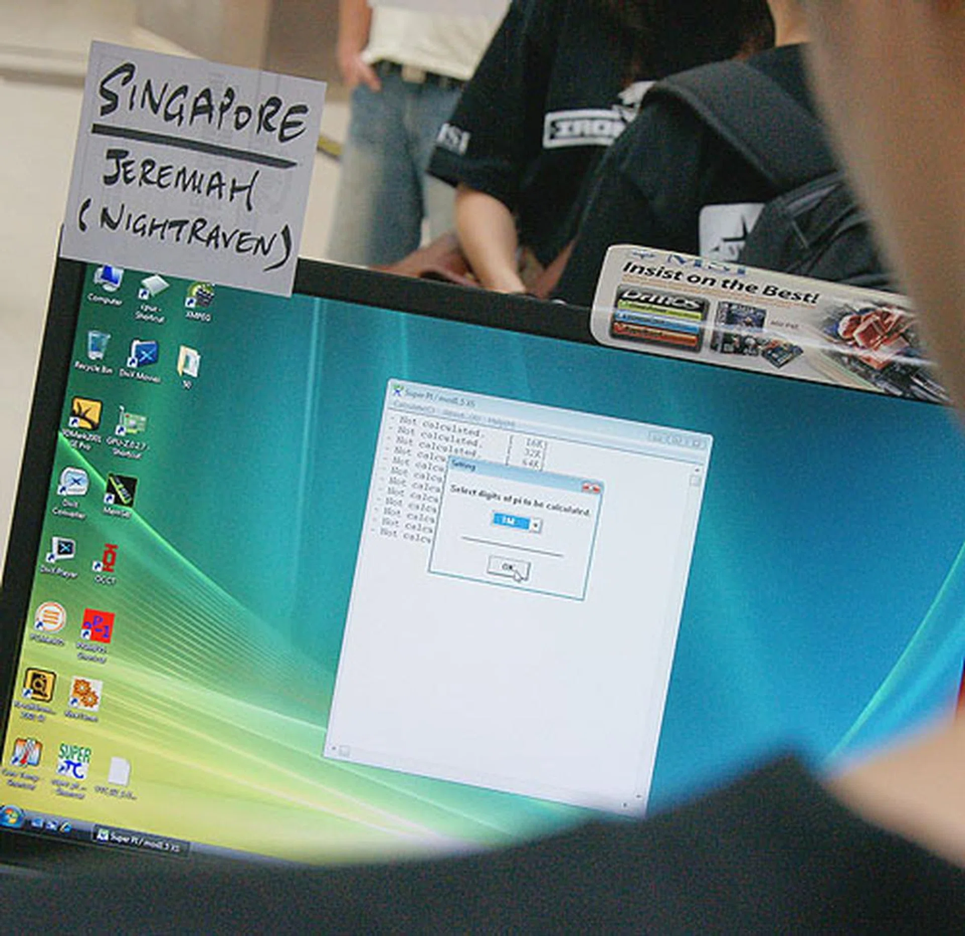  A favorite among enthusiasts, Super PI attempts to calculate the number of digits of pi after the decimal point. For the competition, the systems were asked to calculate up to 1 million digits.  