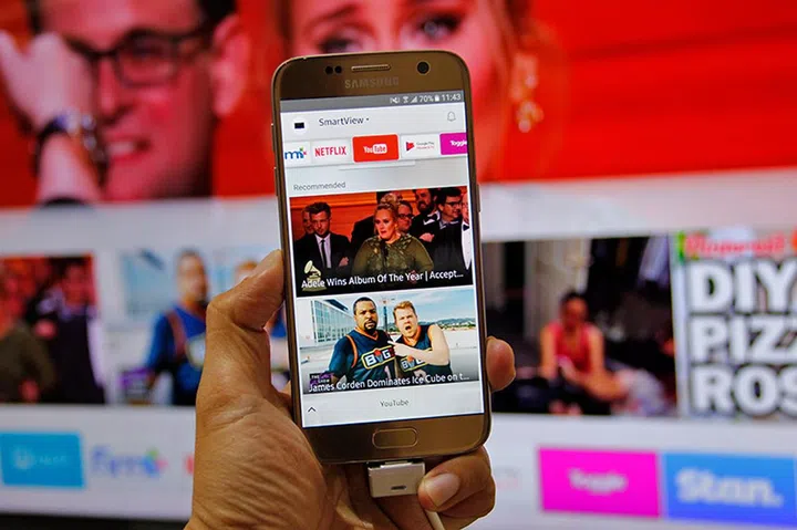 Now you don't need to put down your phone to pick up the remote just to select new stuff to watch.