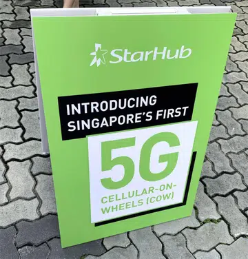 Are you ready for this StarHub 5G COW?