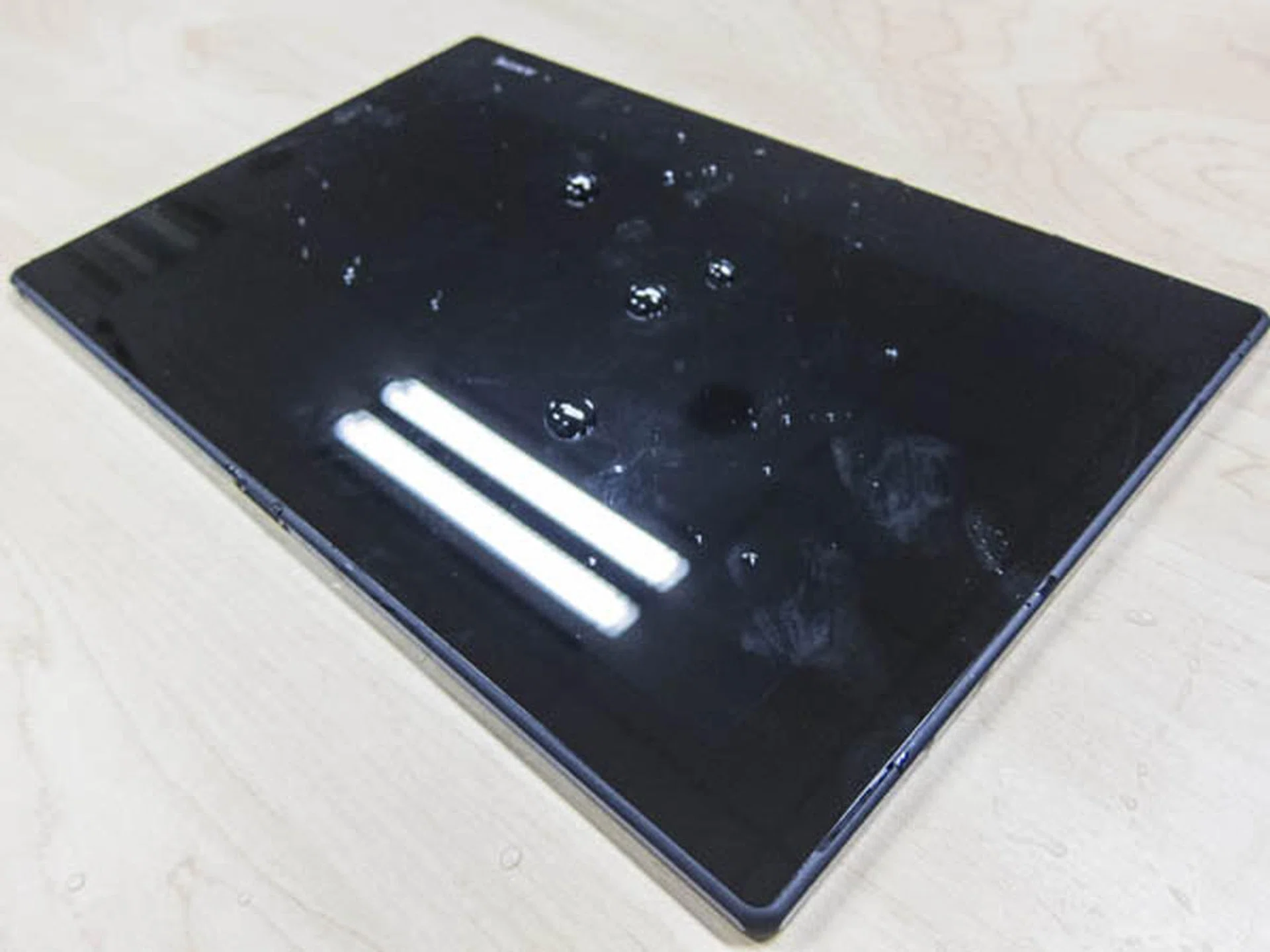 The Xperia Z2 Tablet is IP58-certified.