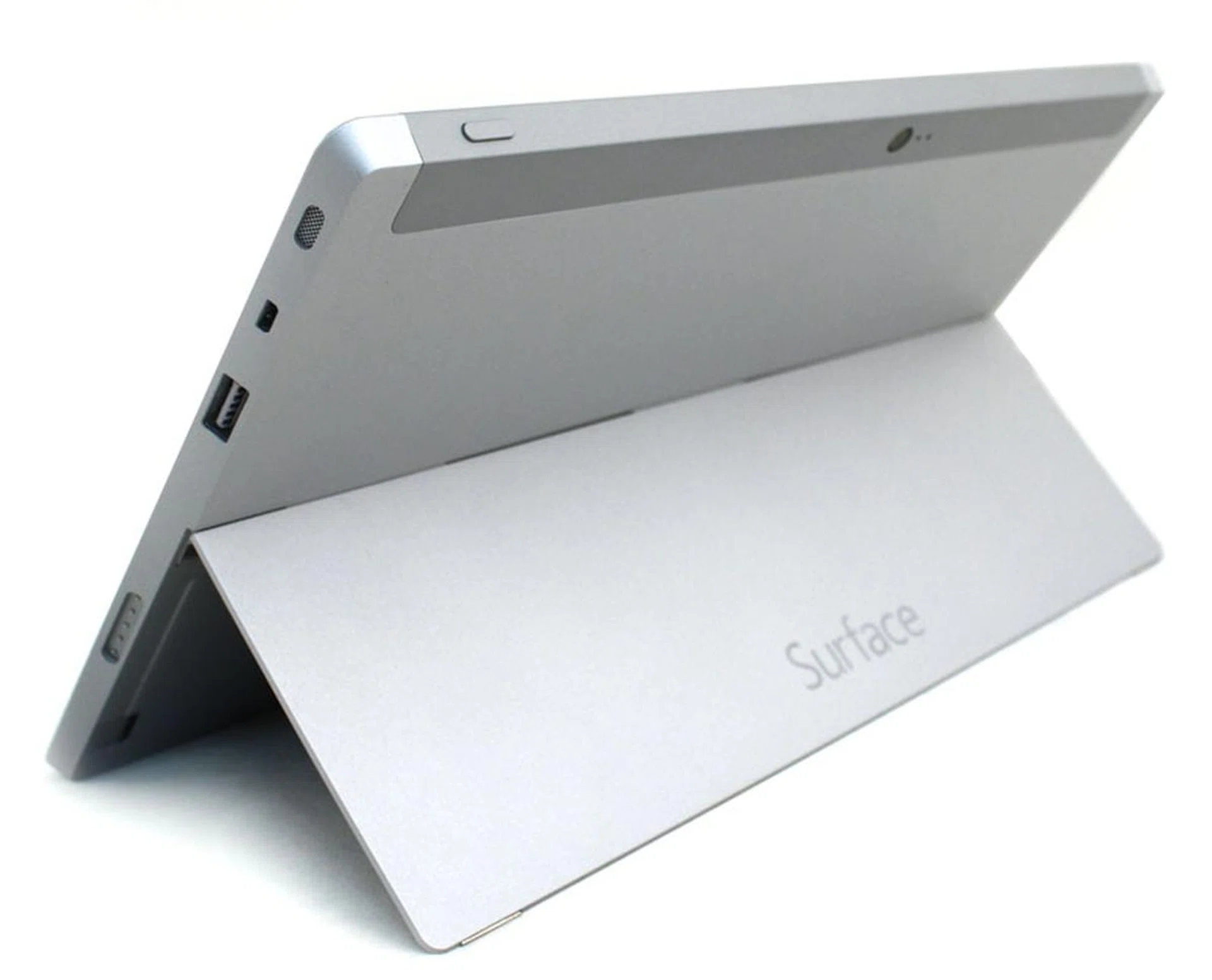 The kickstand now has two positions: the original 22-degree angle, and a lower, more stable 55-degree.