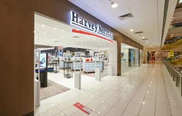 The superstore is on the 3rd floor of The Centrepoint. Image courtesy of Harvey Norman. 
