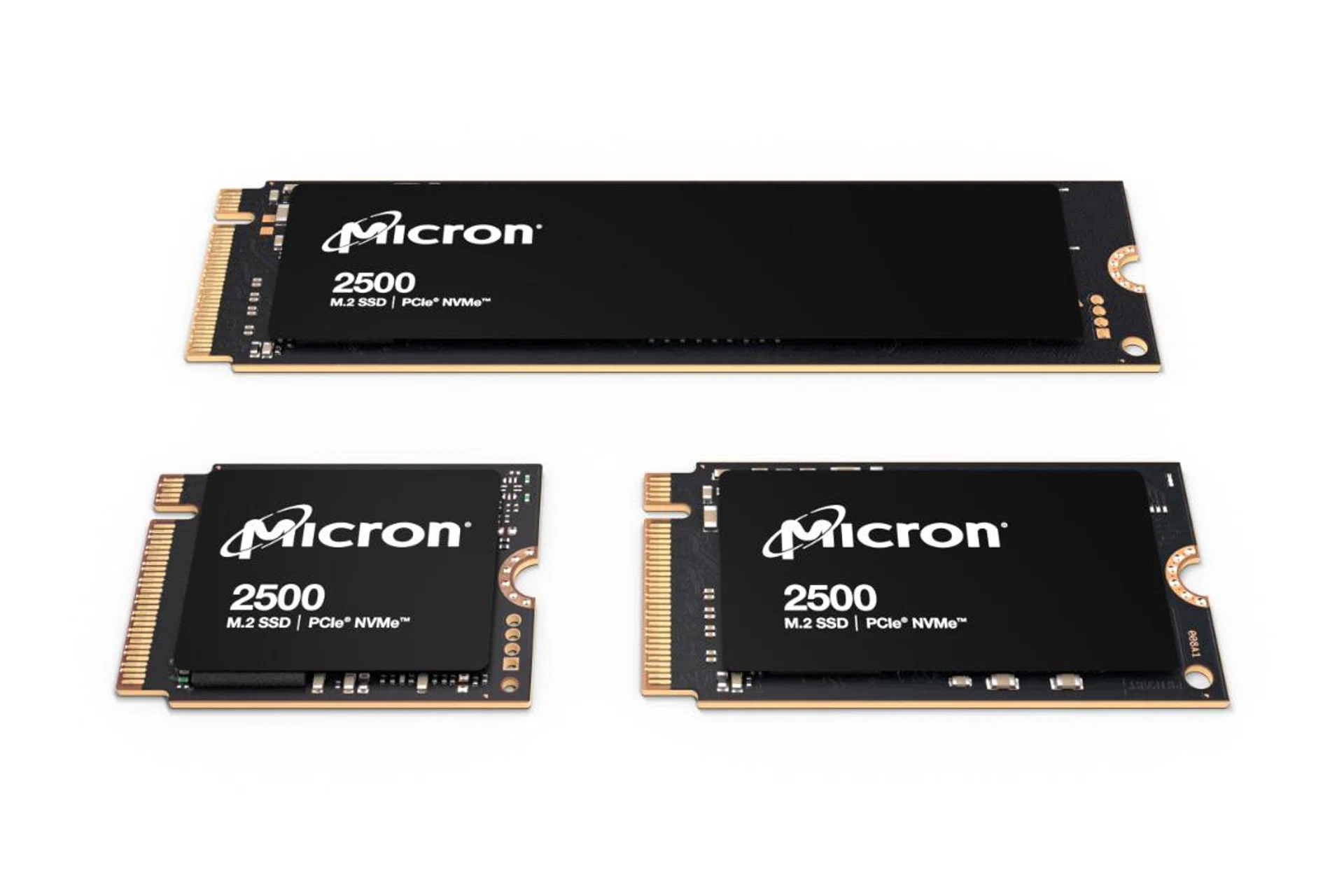The different SSD modules. Image source: Micron. 