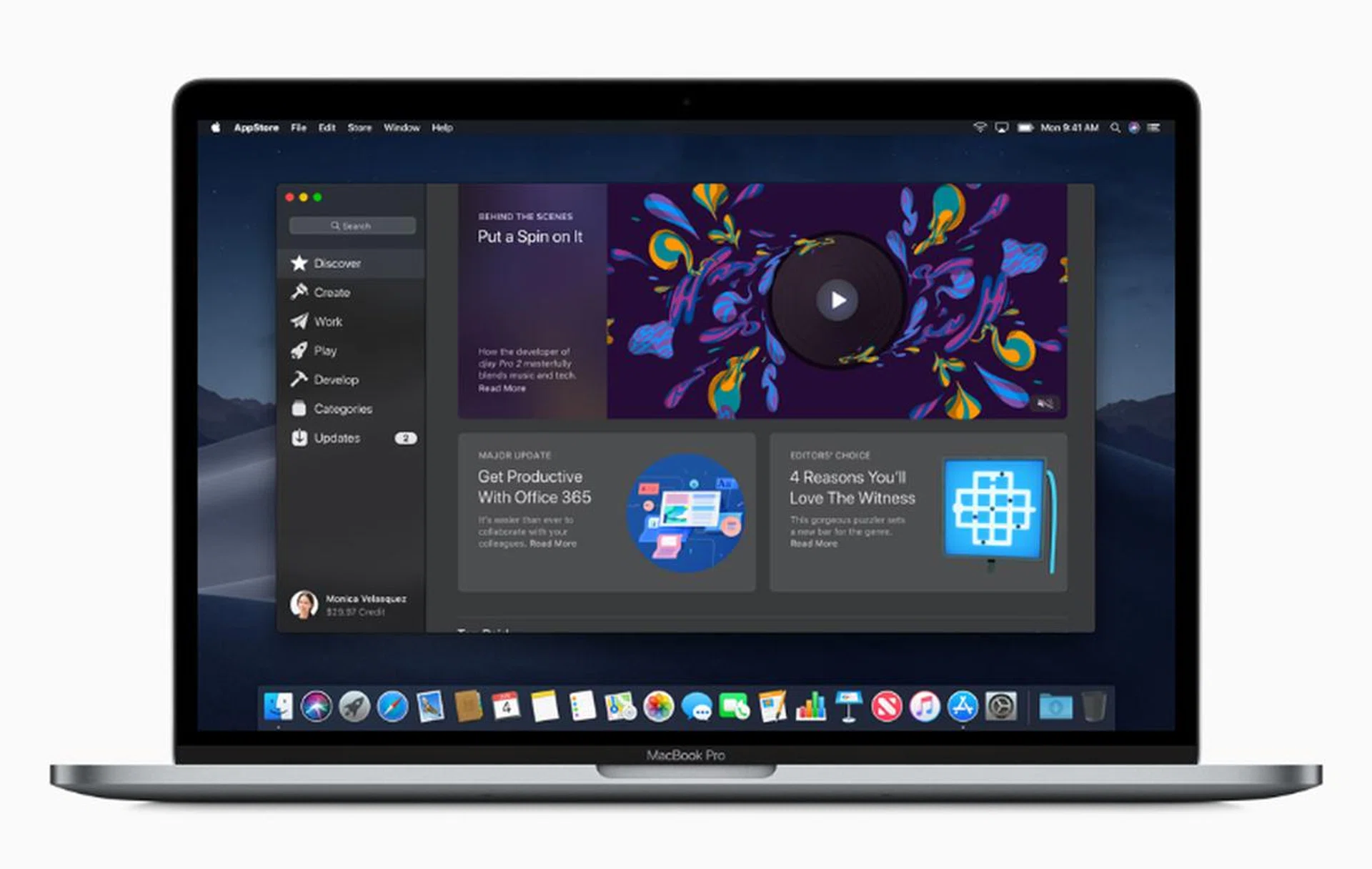 The Mac App Store looks just like the iOS App Store. (Image source: Apple)