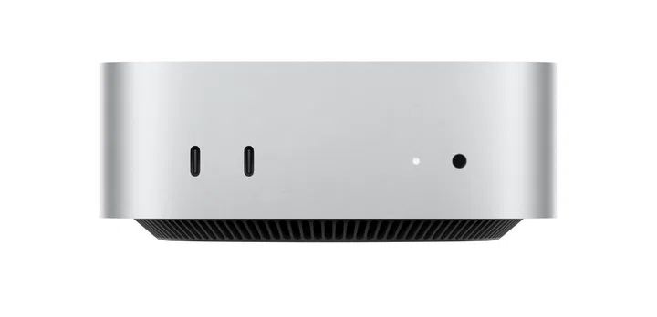 Happily, there are now USB-C ports on the front. However, the Mac mini will no longer have USB-A ports. Photo: Apple